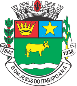 Brasão da prefeitura da cidade de Bom Jesus do Itabapoana